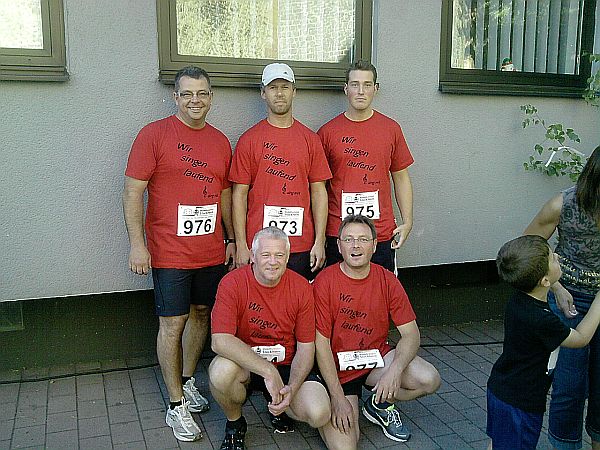 Team Liederkranz beim Stdtlauf Gedern